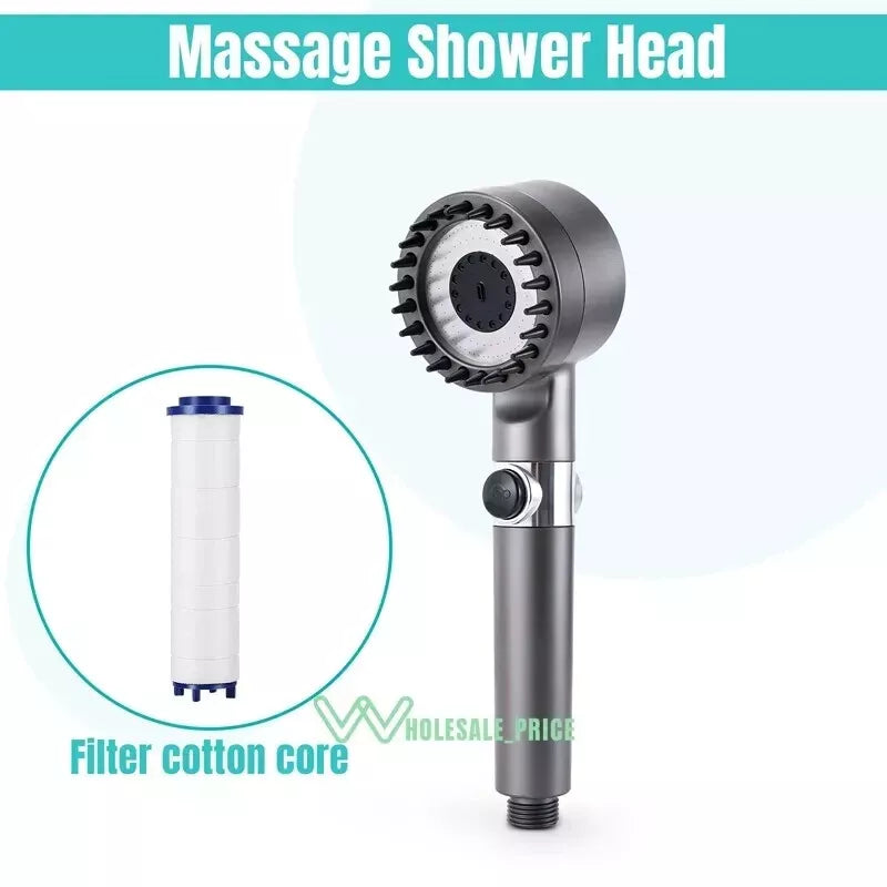 High-Pressure Shower Head – Adjustable Spray Modes & Water Filtration