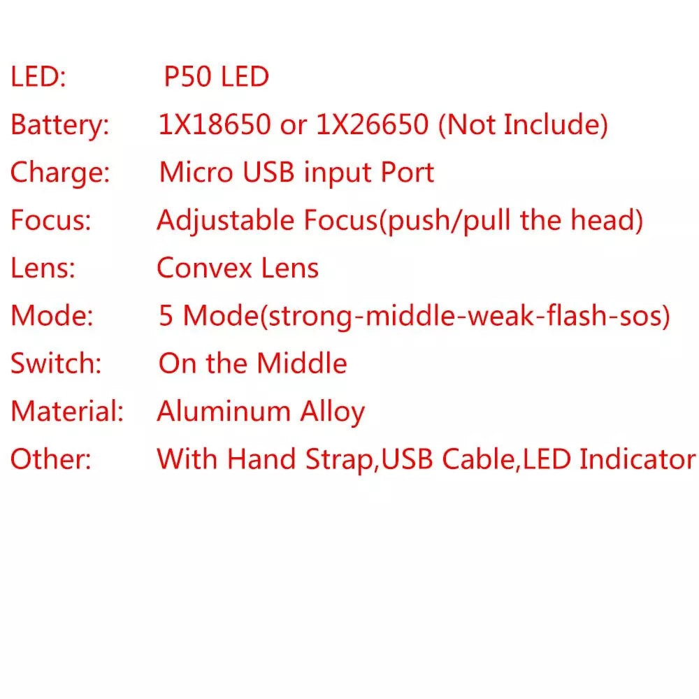Tactical Flashlight Phantom Pro