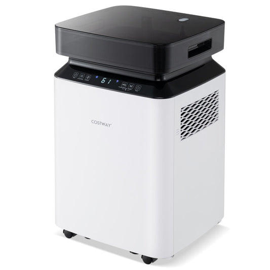 70/90 Pint 4500/6000 Sq. Ft Dehumidifier with Continuous and Auto Mode - Gallery View 1 of 11