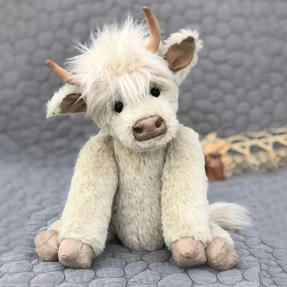 Handmade Highland Cow Plush – Soft & Adorable