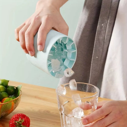 Silicone Ice Cube Maker, Blue