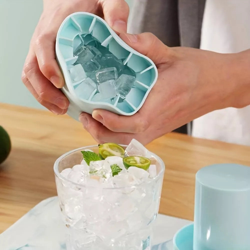 Silicone Ice Cube Maker, Blue