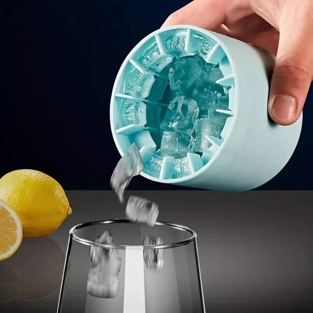Silicone Ice Cube Maker, Blue