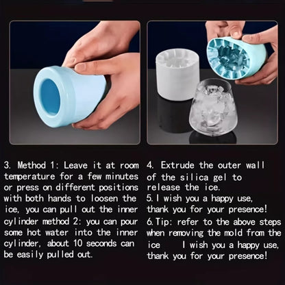 Silicone Ice Cube Maker, Blue