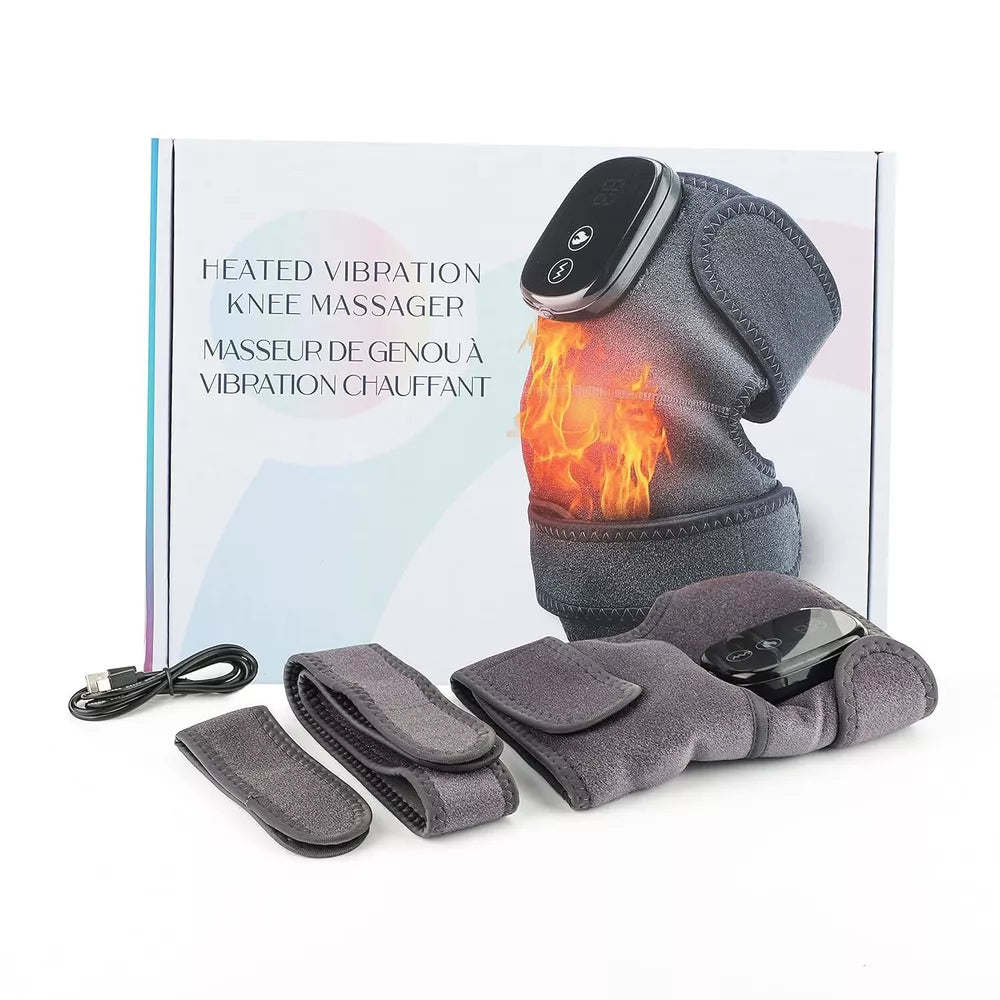Thermal Knee Massager Electric Leg Joint Heating Vibration Massage Therapy Elbow Brace Arthritis Pain Physiotherapy Knee Support