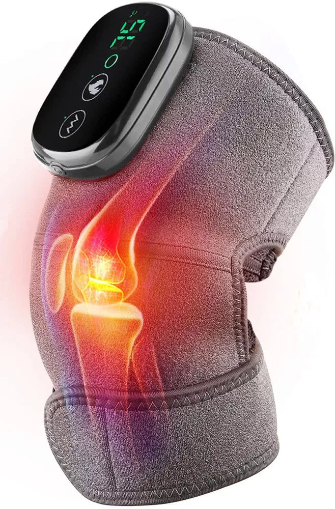 Thermal Knee Massager Electric Leg Joint Heating Vibration Massage Therapy Elbow Brace Arthritis Pain Physiotherapy Knee Support