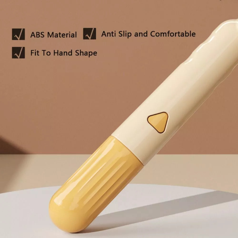 One-touch pet hair removal comb