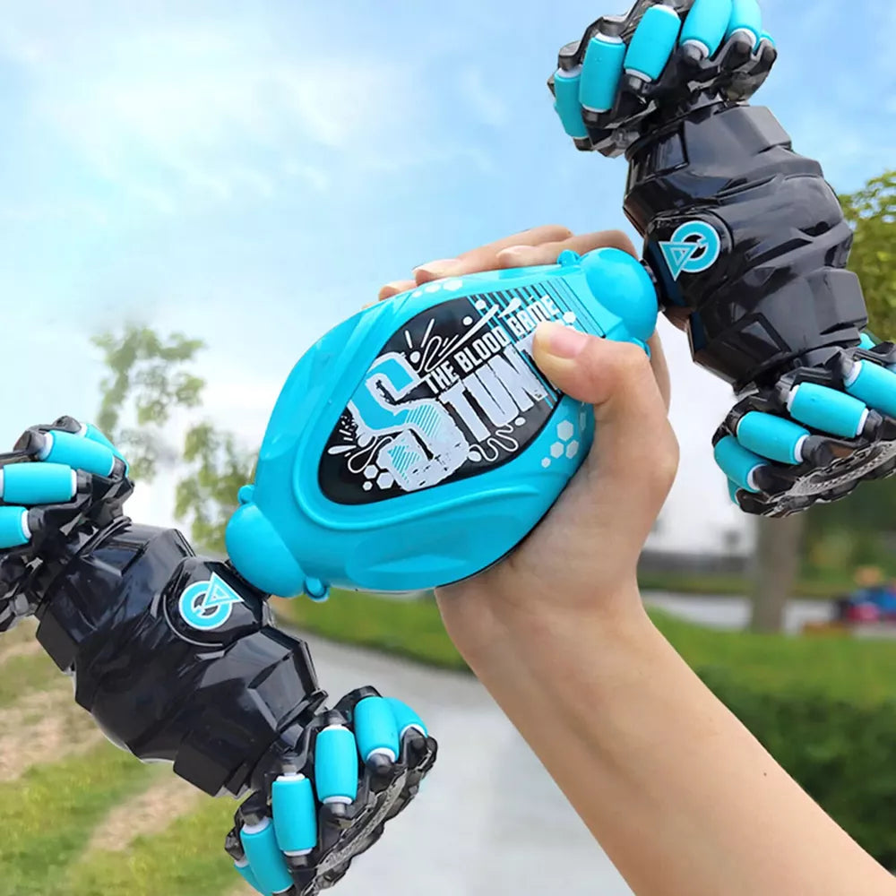 Gesture Sensing RC Stunt Car – 360° Spins, Dual-Sided, Off-Road Fun for Kids