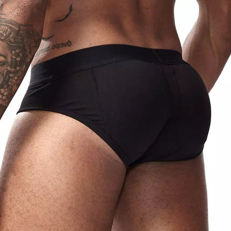 Men's Butt Enhancing Briefs with Natural Looking Pads