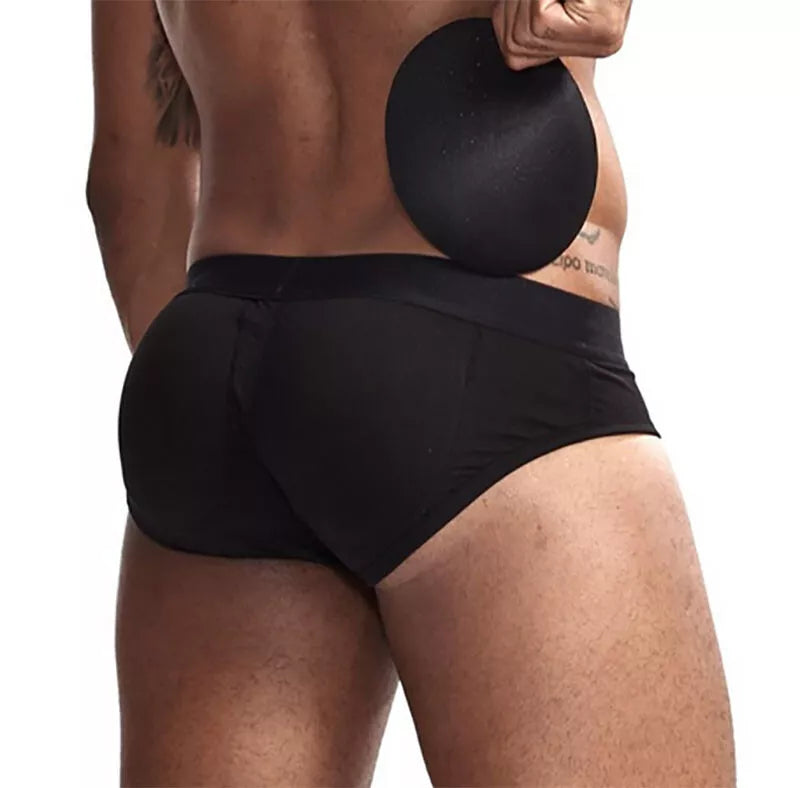Men's Butt Enhancing Briefs with Natural Looking Pads