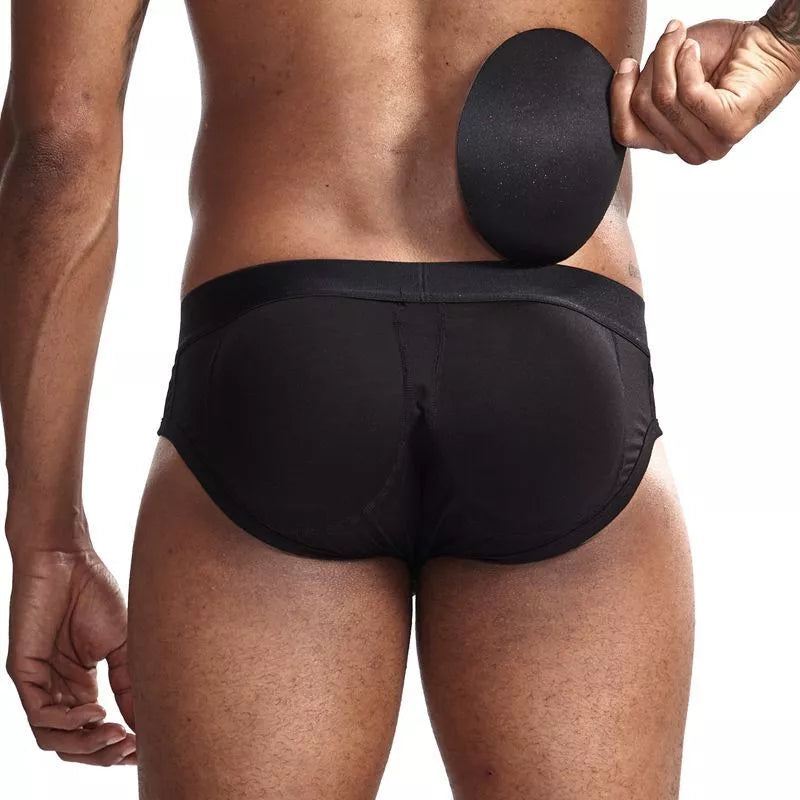 Men's Butt Enhancing Briefs with Natural Looking Pads