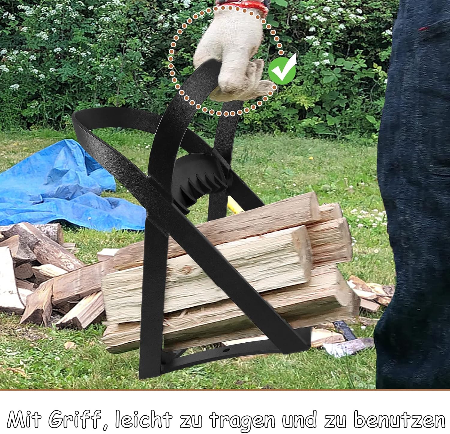 Foldable Log Splitting Tool