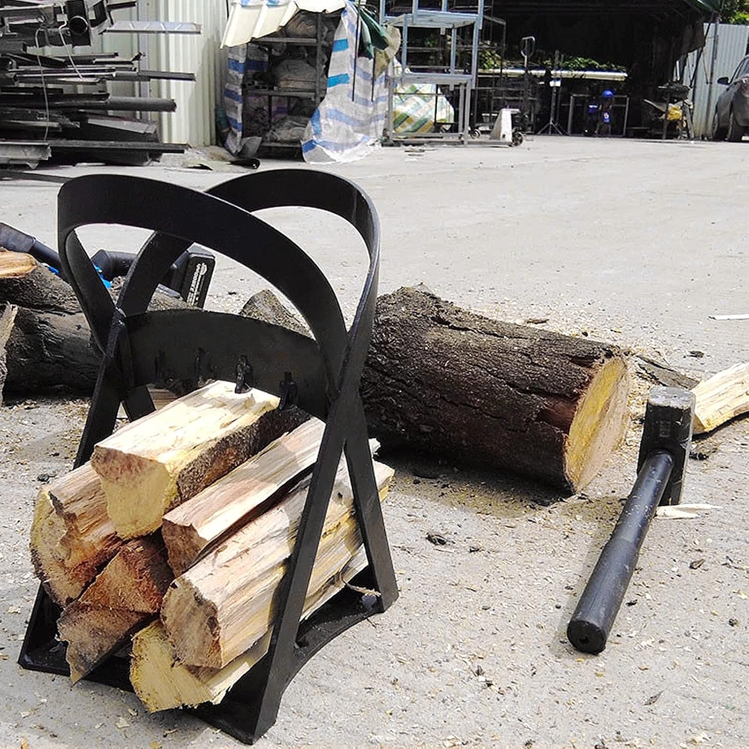 Foldable Log Splitting Tool