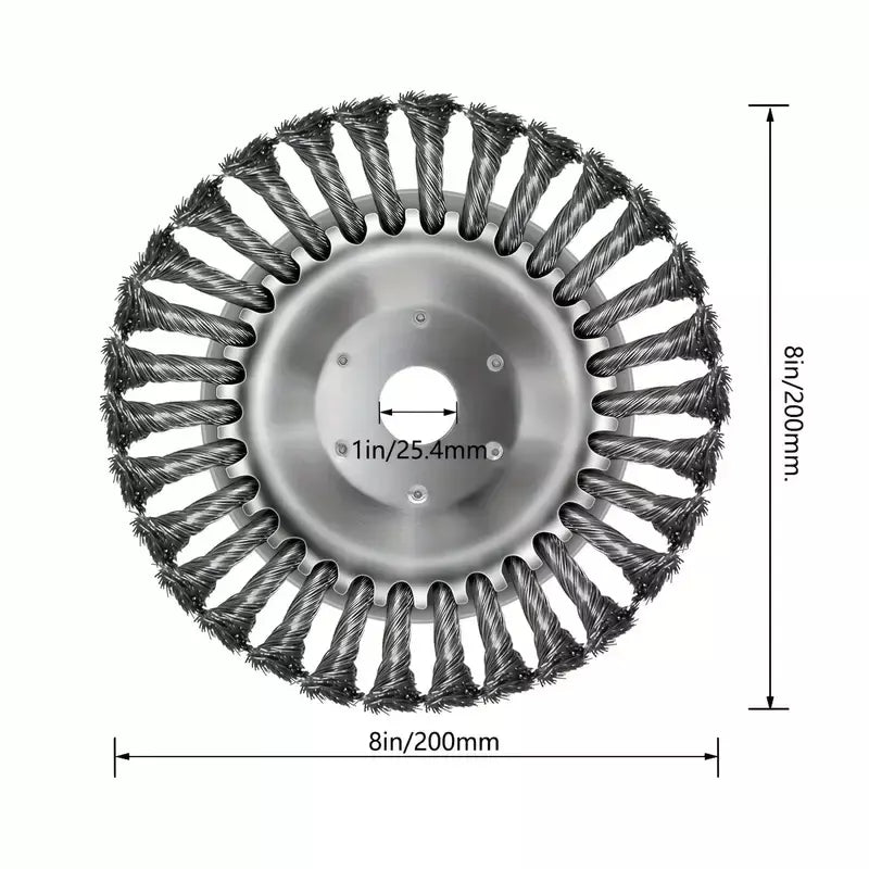 Break-Proof Steel Trimmer Blade – Universal Fit, 6”