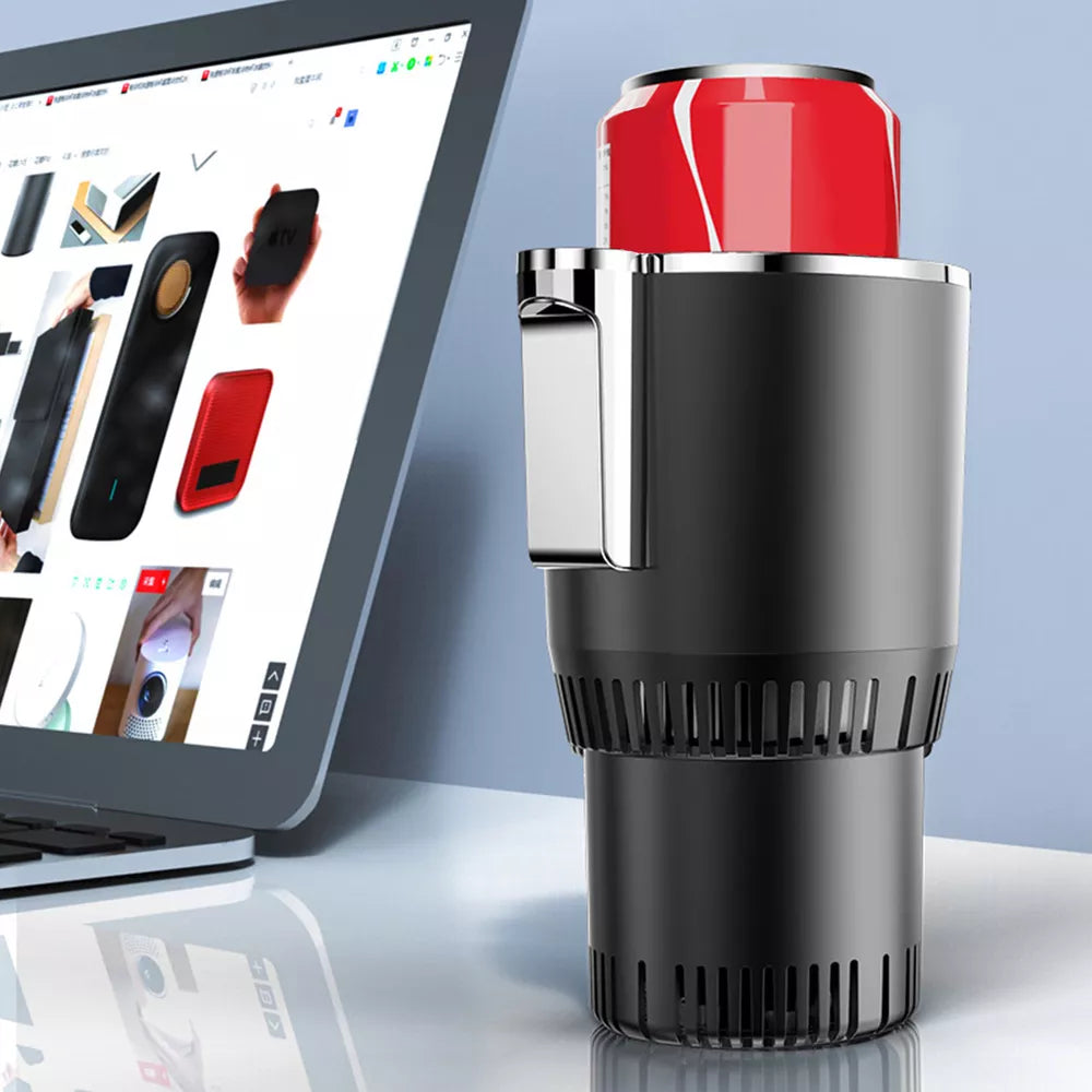2-in-1 Car Cup Cooler Warmer Smart Car Cup Mug Holder Auto Tumbler Holder