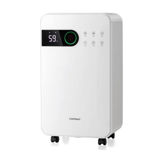 32 Pints Dehumidifier for Home Basement with Sleep Mode and 24H Timer - Gallery View 1 of 10