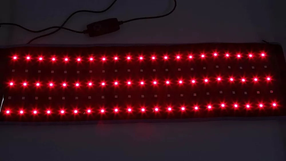 Back belt Red &Infrared LED Light Therapy Belt 850nm 660nm Back Pain Relief Wrap Burn Fat Wrap Slimming Machine Waist Heat Pad Full