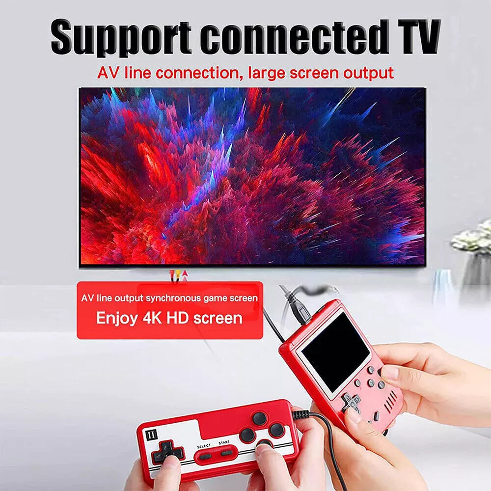 Mini Retro Gaming Console – 400 Built-in Classic Games