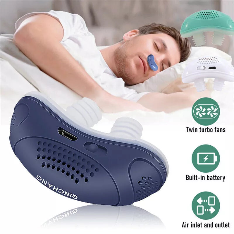 Anti-Snoring Device – USB Rechargeable & Comfortable Fit
