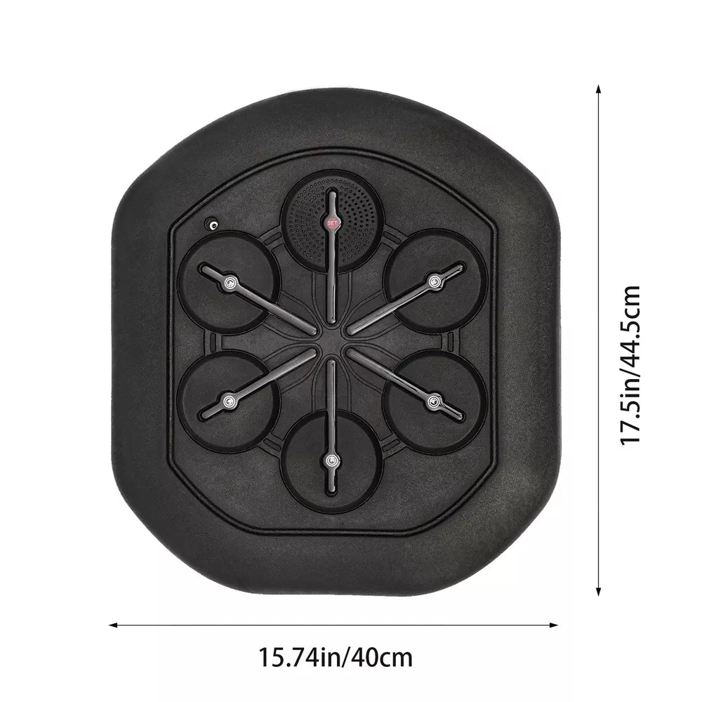 Music Boxing Machine – Interactive Bluetooth Punch Trainer with LED & App Support