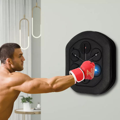 Music Boxing Machine – Interactive Bluetooth Punch Trainer with LED & App Support