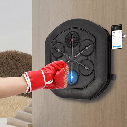 Music Boxing Machine – Interactive Bluetooth Punch Trainer with LED & App Support