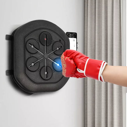 Music Boxing Machine – Interactive Bluetooth Punch Trainer with LED & App Support