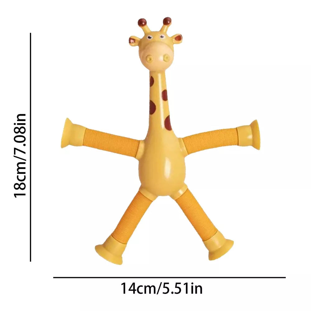 Telescopic Suction Cup Giraffe Toy