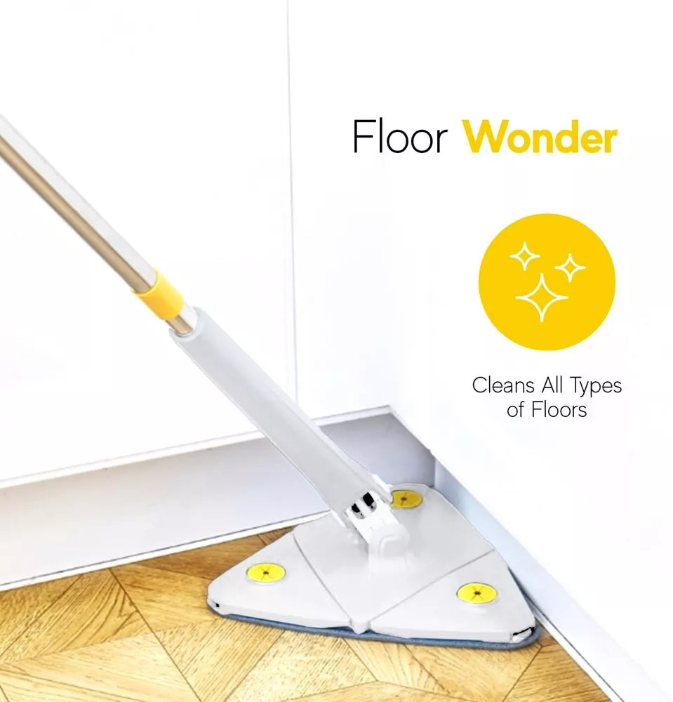 360° Rotatable Adjustable Triangle Cleaning Mop Cleaner