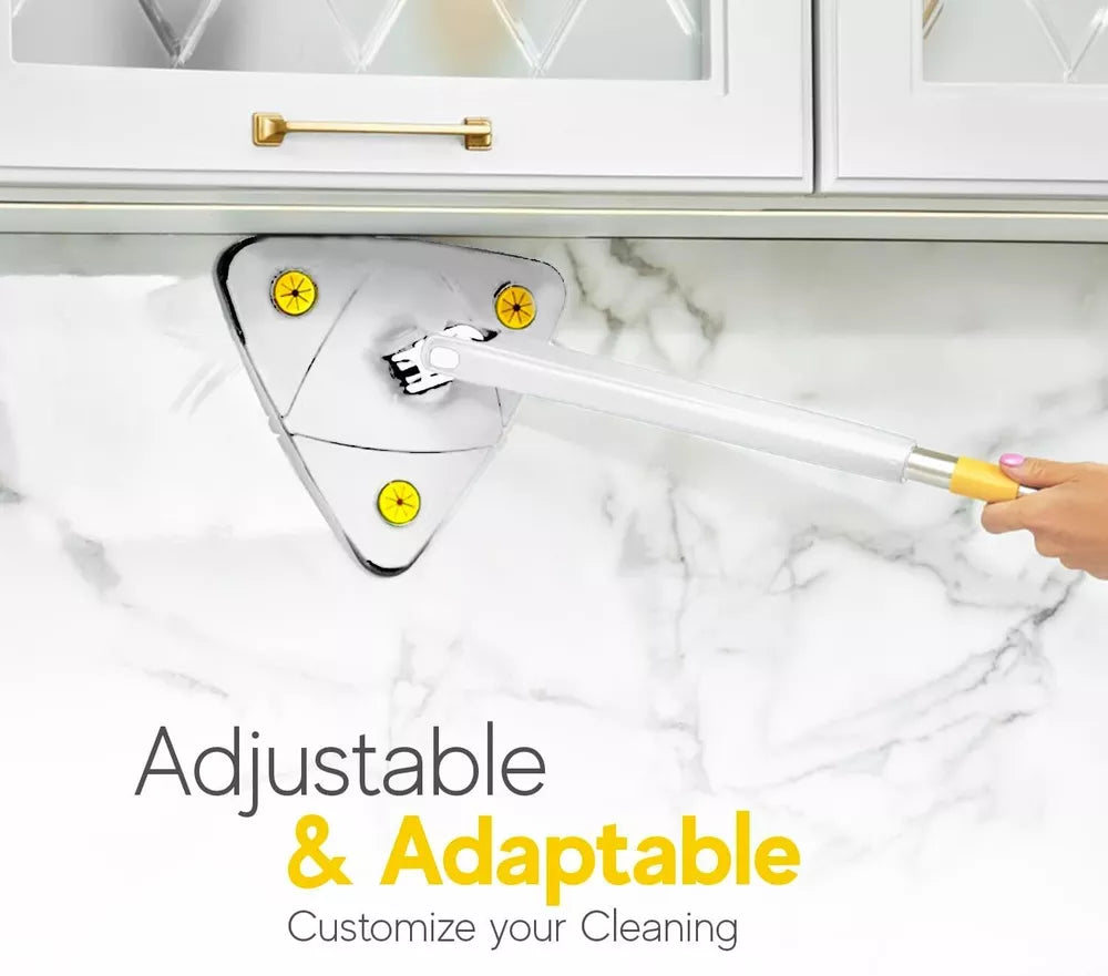 360° Rotatable Adjustable Triangle Cleaning Mop Cleaner