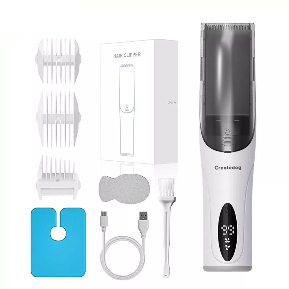 Shaving & Suction Integrated Pet Hair Clipper