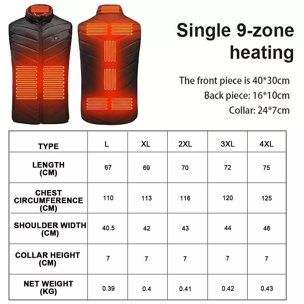 Heated Thermal Vest