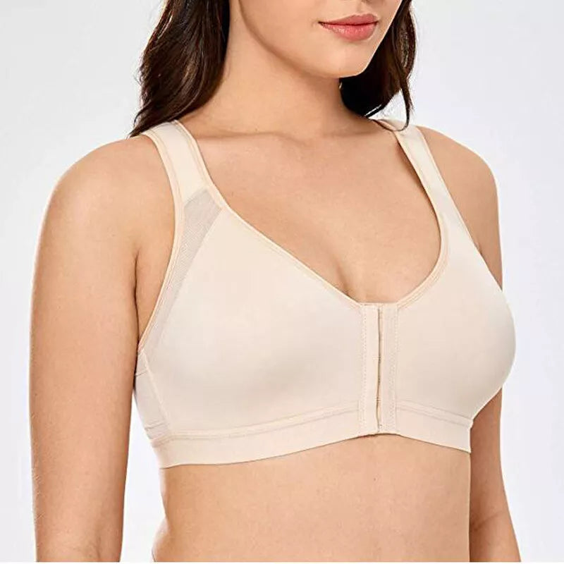 Post Surgery Recovery Bra with Posture Support - Front Closure