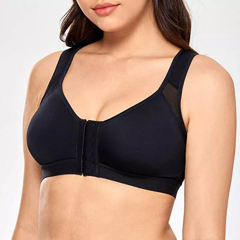 Post Surgery Recovery Bra with Posture Support - Front Closure