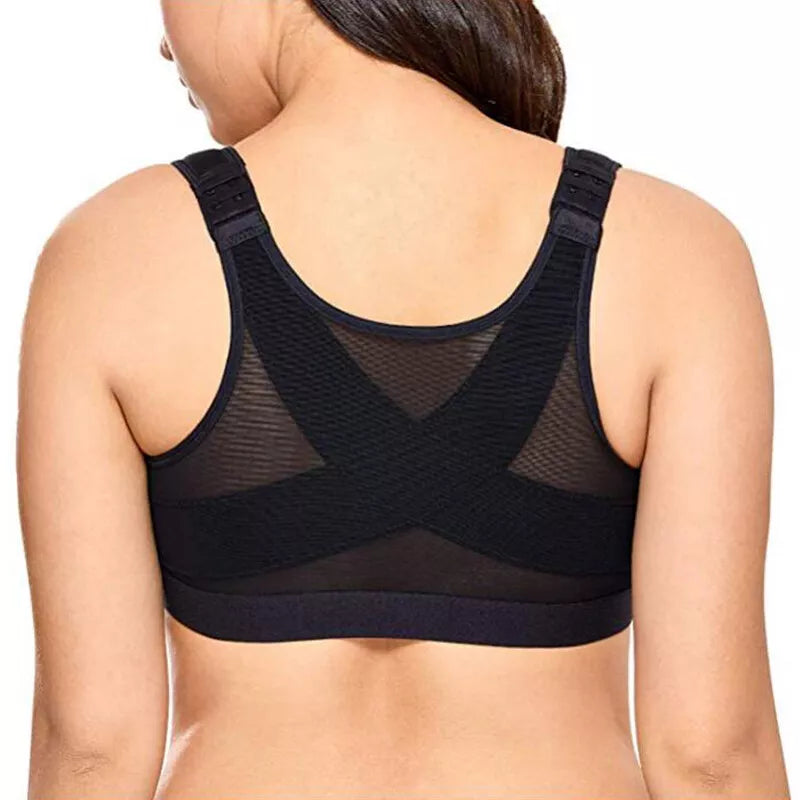 Post Surgery Recovery Bra with Posture Support - Front Closure