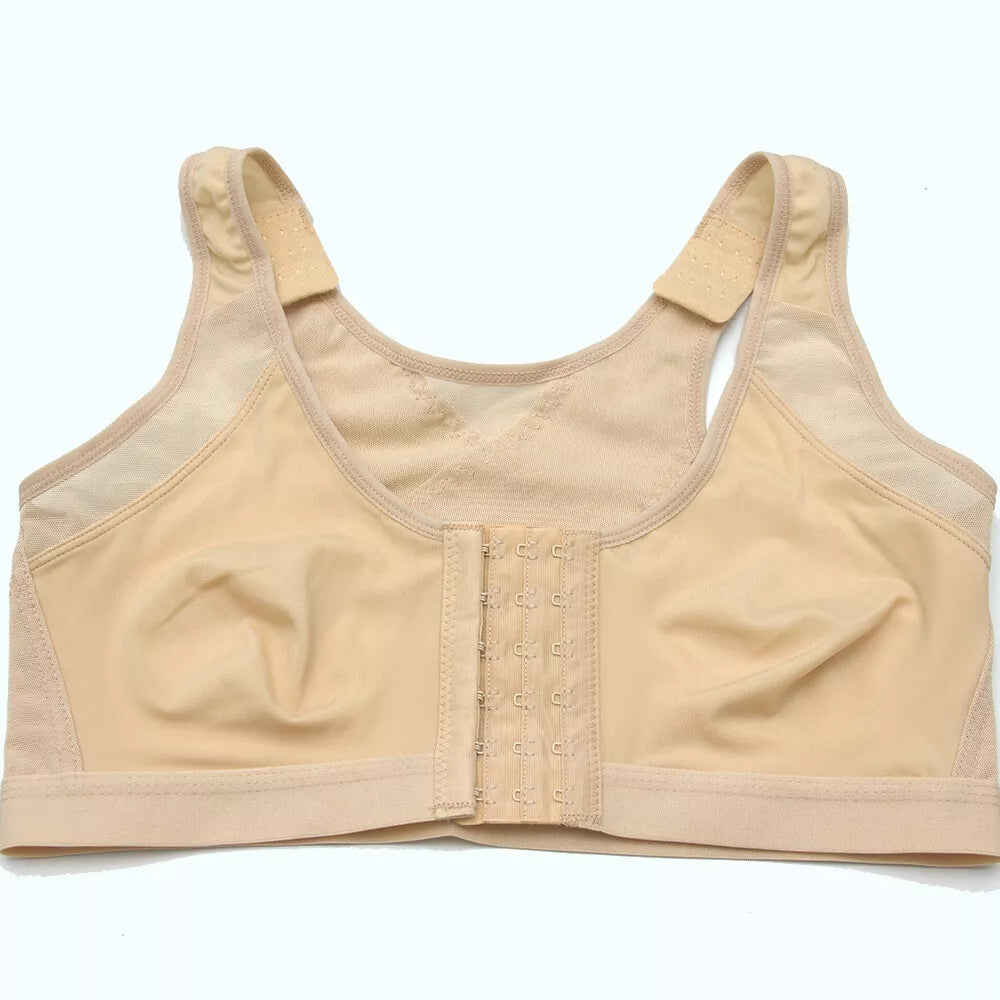 Post Surgery Recovery Bra with Posture Support - Front Closure