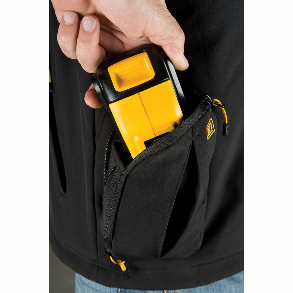 20V Soft Shell Heated Work Jacket with Battery Kit