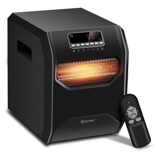 12 H Timer LED Remote Control Portable Electric Space Heater - Gallery View 1 of 11