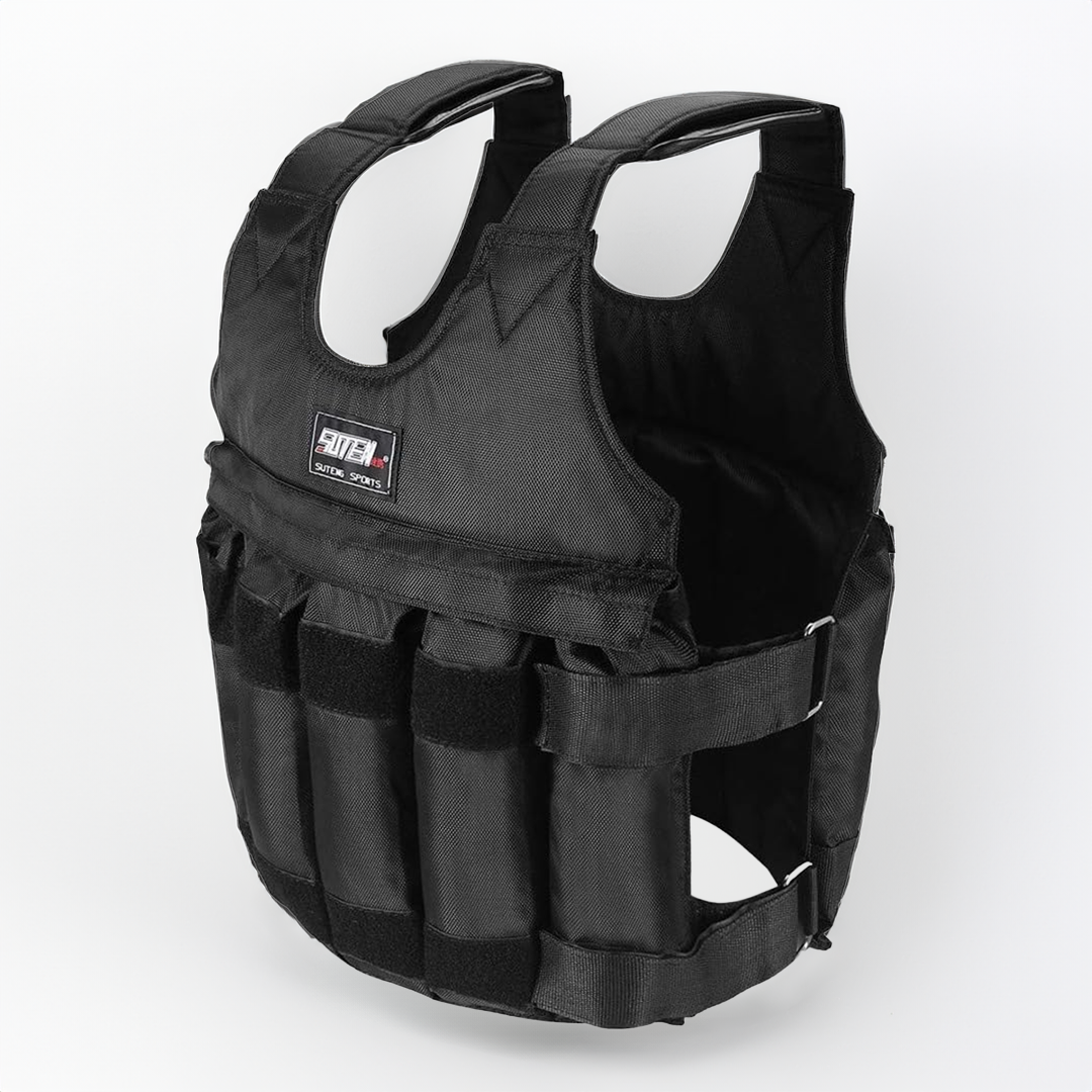 110 lb Adjustable Weighted Vest – Heavy Duty Fitness Training Gear for Strength & Endurance