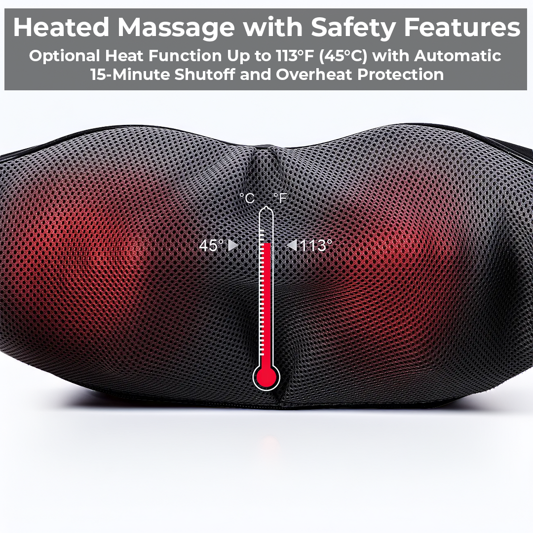 Ultimate Shiatsu Massager for Neck, Back & Shoulder Relief