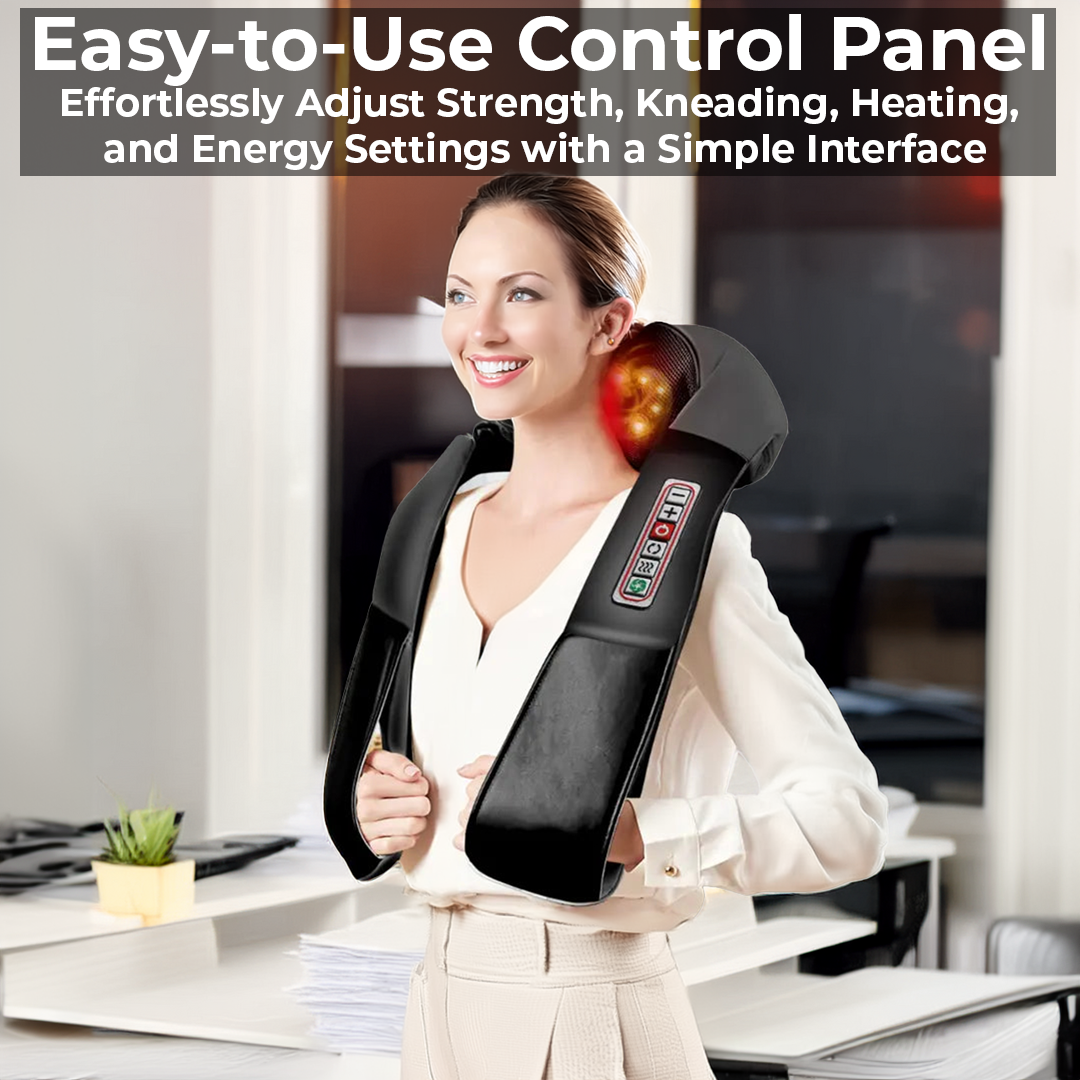 Ultimate Shiatsu Massager for Neck, Back & Shoulder Relief