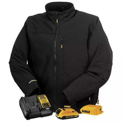 20V Soft Shell Heated Work Jacket with Battery Kit