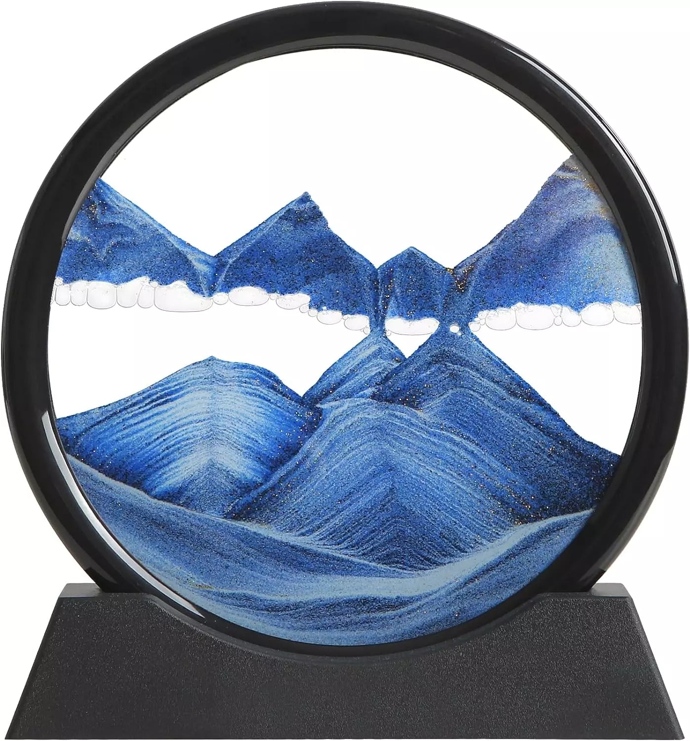 7-Inch Moving Sand Art – Dynamic Sandscape for Stress Relief & Decor