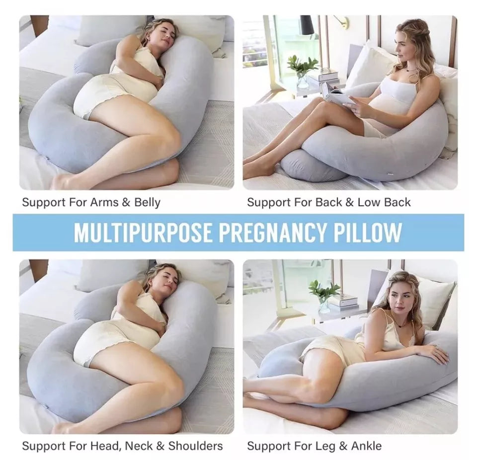 C Shaped Full Body Pregnancy Pillow
