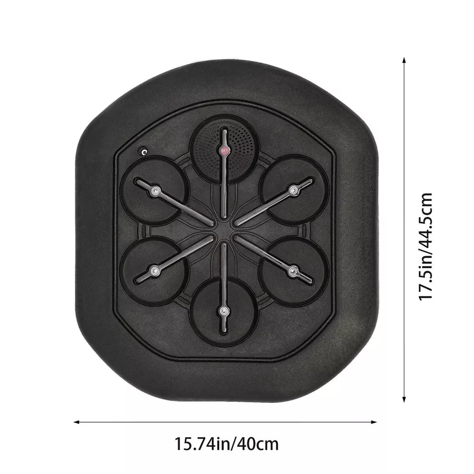 Music Boxing Machine – Interactive Bluetooth Punch Trainer with LED & App Support