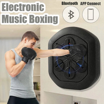Music Boxing Machine – Interactive Bluetooth Punch Trainer with LED & App Support