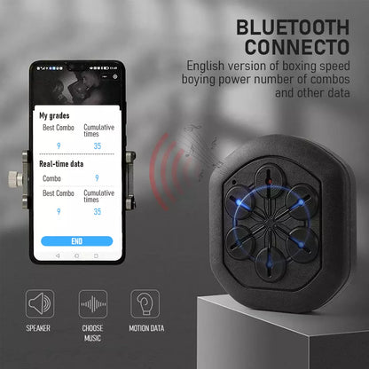 Music Boxing Machine – Interactive Bluetooth Punch Trainer with LED & App Support