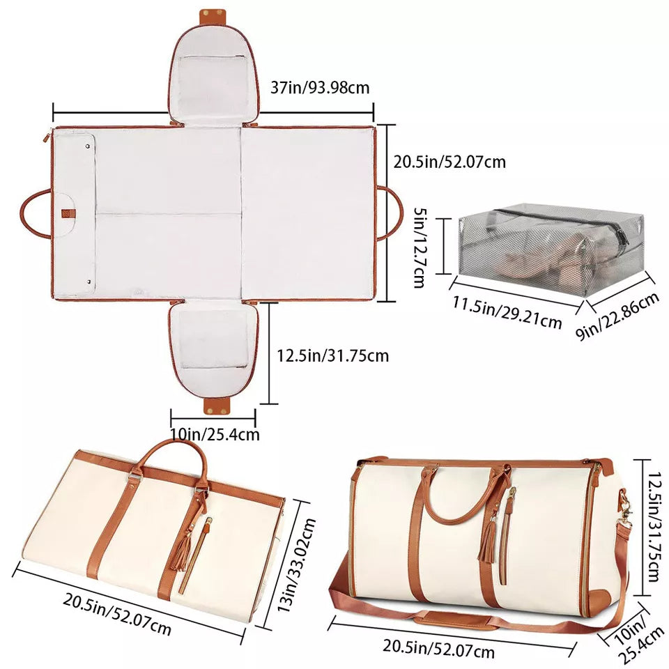 Foldable Carry-on Clothing Travel Bag