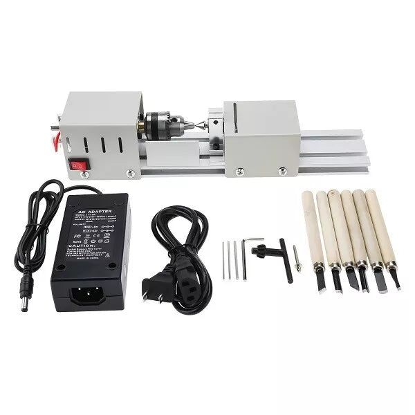 Multifunctional Mini Metal & Wood Lathe