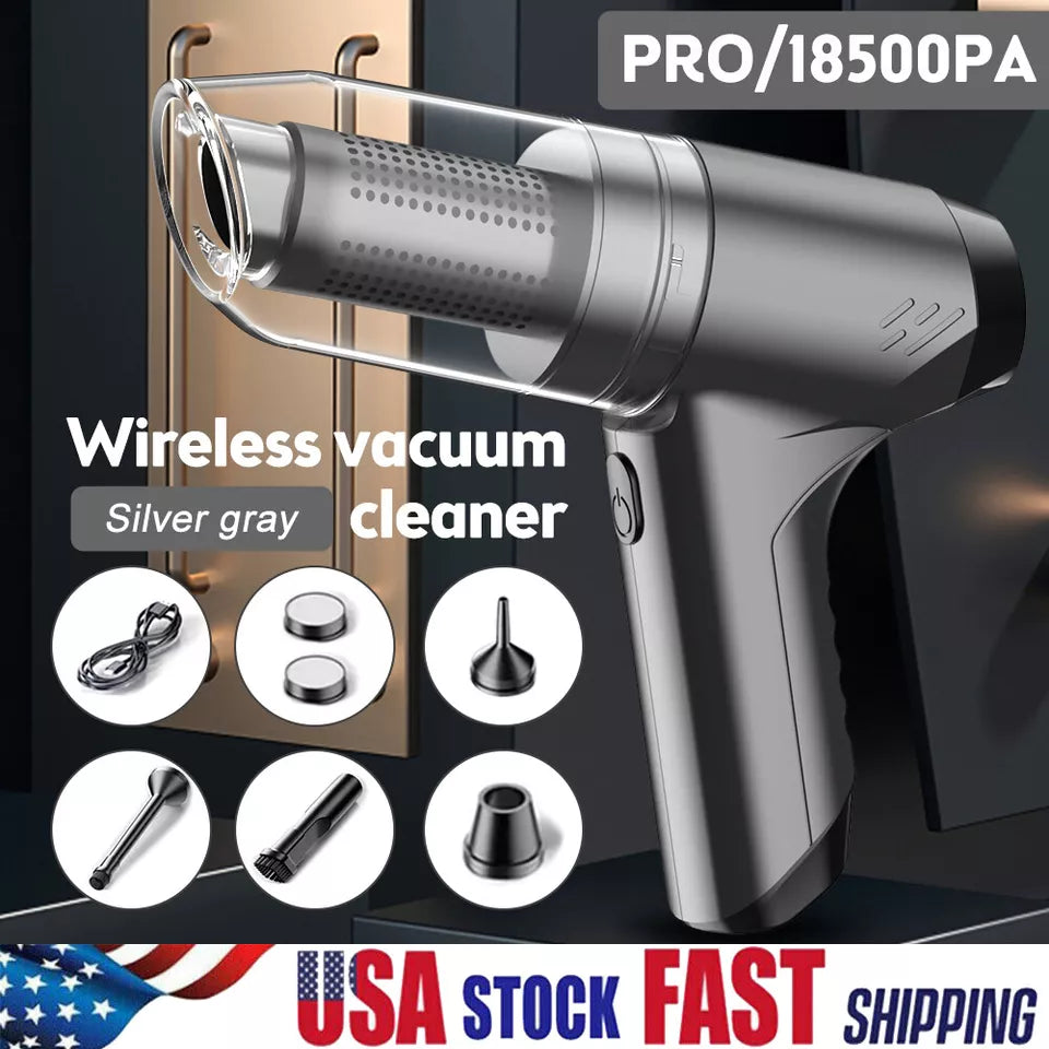 Wireless Vacuum Cleaner - 3 in 1 Portable Handheld Car Vacuum Cleaner for Keyboard Cleaning,Outdoor and Pet Hair
